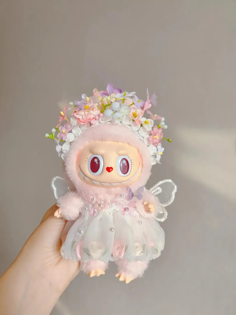 LABUBU Clothes Flower-adorned Fairy Outfits