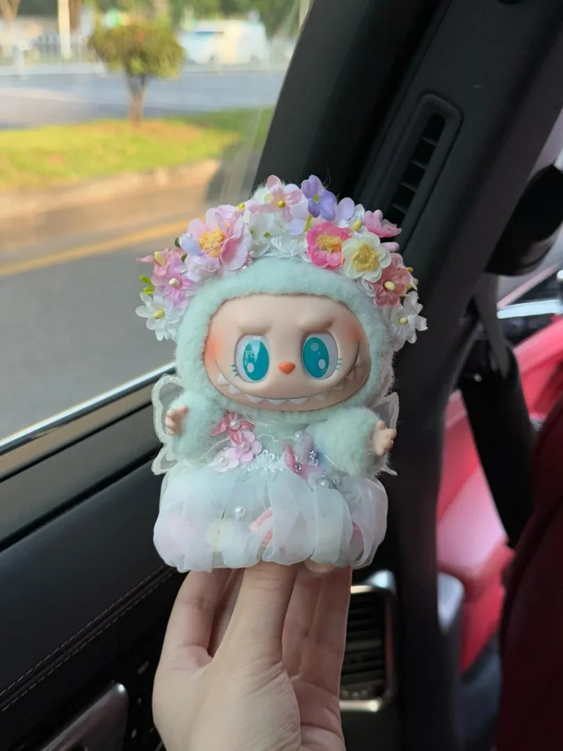 LABUBU Clothes Flower-adorned Fairy Outfits