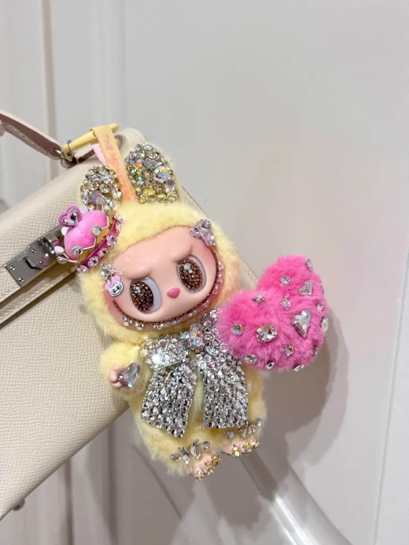 Labubu Swarovski Diamond Queen of Love Customization