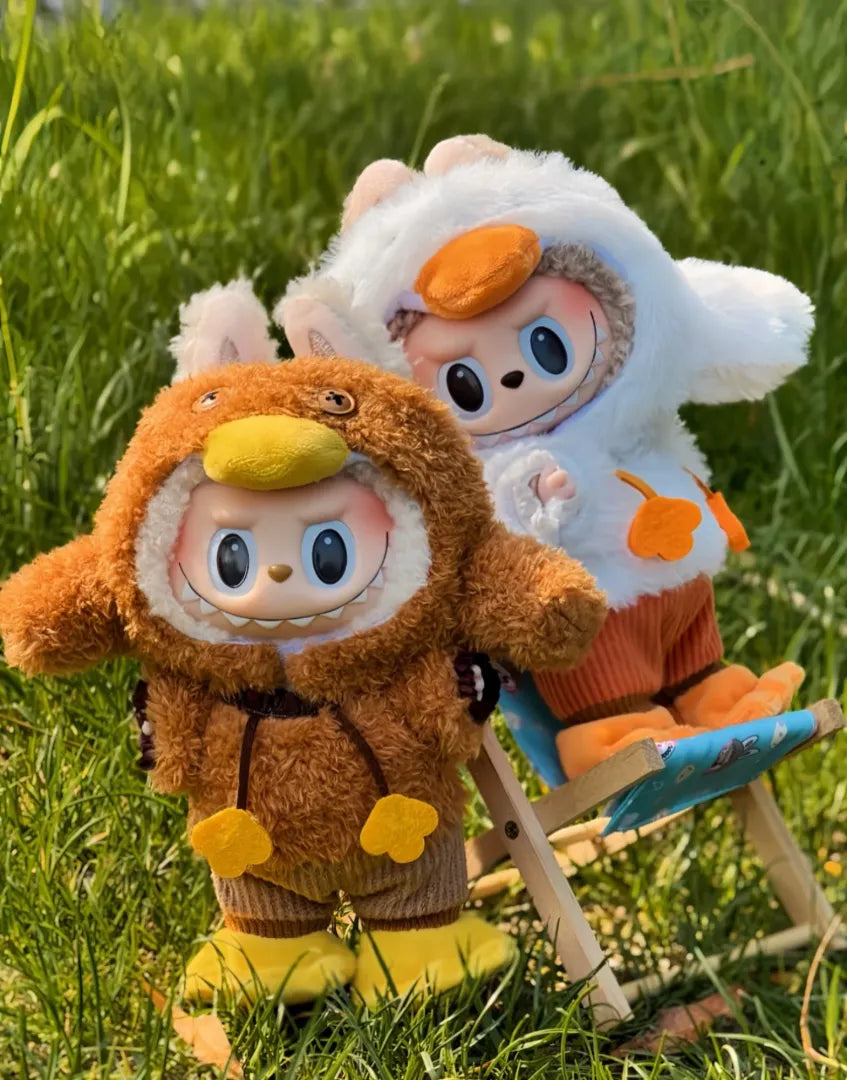 LABUBU Clothes Plush Duck Outfits