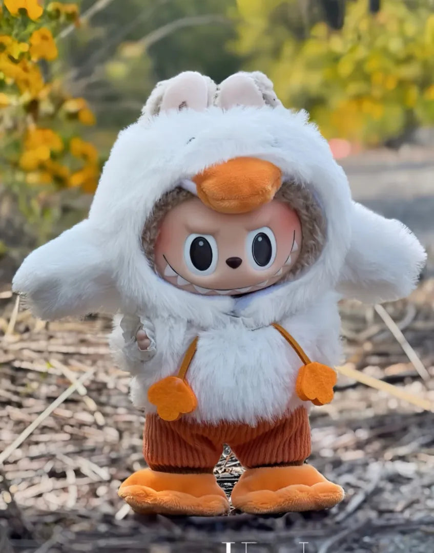 LABUBU Clothes Plush Duck Outfits