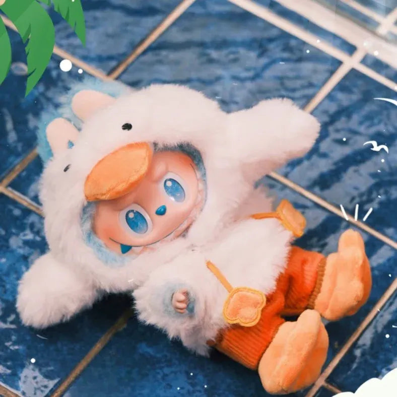 LABUBU Clothes Plush Duck Outfits