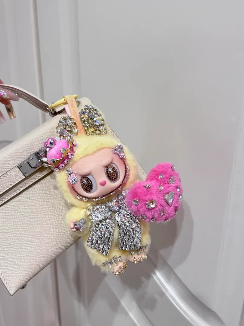 Labubu Swarovski Diamond Queen of Love Customization