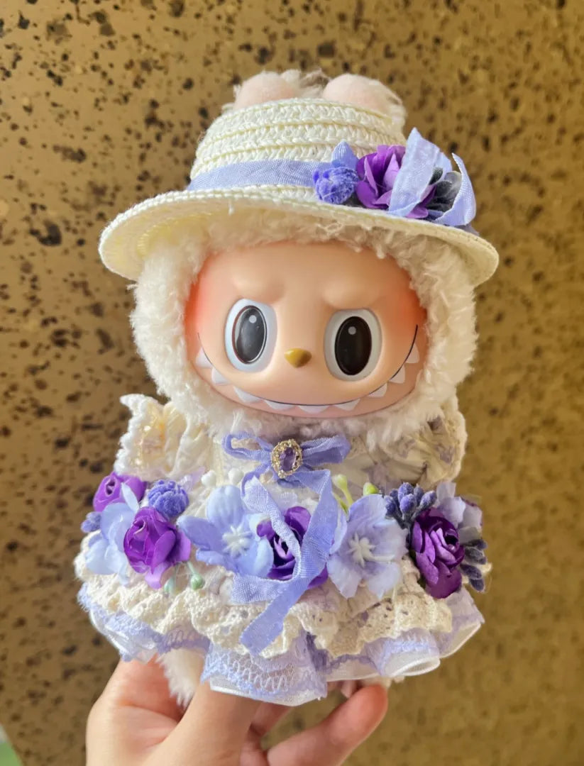LABUBU Clothes Lavender Daisy Outfits